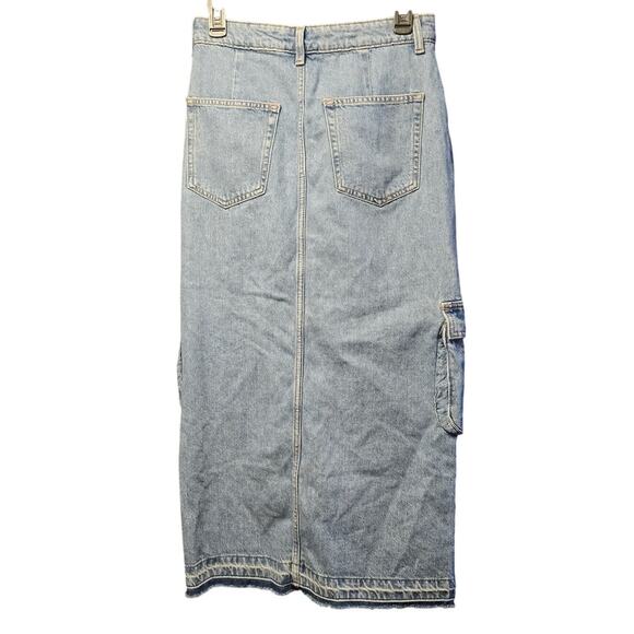 Aeropostale denim cargo maxi skirt NWT size small - Picture 2 of 8